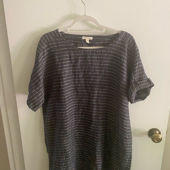 Eileen Fisher casual linen dress, size M - Picture 4 of 7